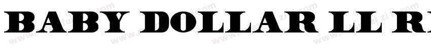 Baby Dollar ll Regul字体转换